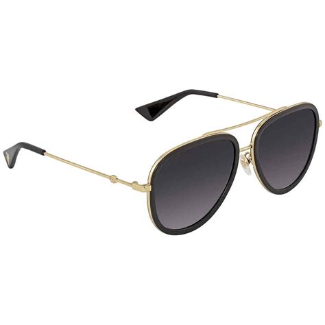 gucci gg0062s 007 oro lente verde|Gucci Women's Polarized Sunglasses, GG0062S .